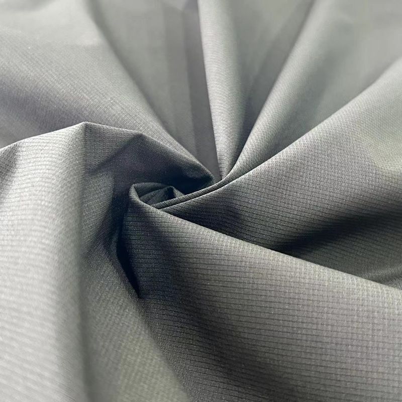 100% Polyester Yakın Gerginlik Çizgili Jacquard Teksturlu Kumaş Ceket Pantolon Spor Giysi