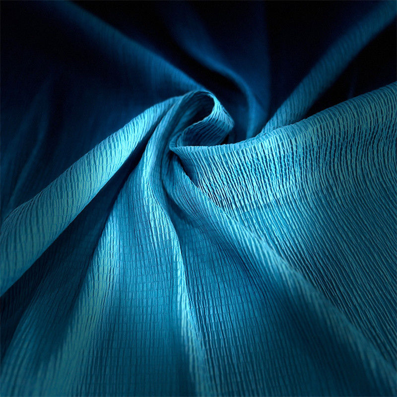 Mat Warp Trick Bubble Crepe Kumaş 96GSM 97% Naylon 3% Spandex Eteği Gömlekler
