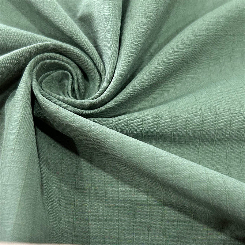 Mat Çerezli Warp Stretch Taffeta Kumaş 70D+40D*160D+160D/2 Dış Giyim İçin