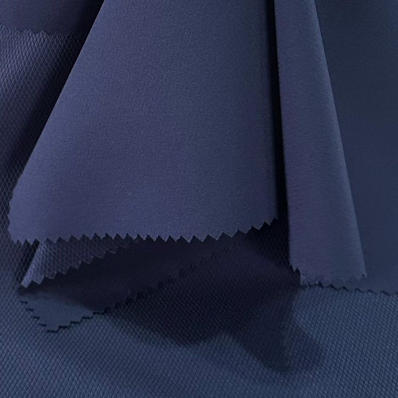 Elmas ızgara Dört Yönlü germe kumaşı 50D+20D*50D+20D/100D 140GSM 94% Poliester 6% Spandex