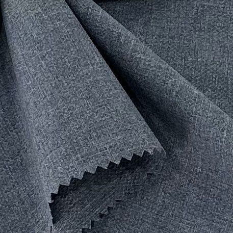 Geri dönüştürülmüş katyonik poliester kumaş 150GSM DTY Warp Trick Elmas ızgara tüm yolu germe kumaş