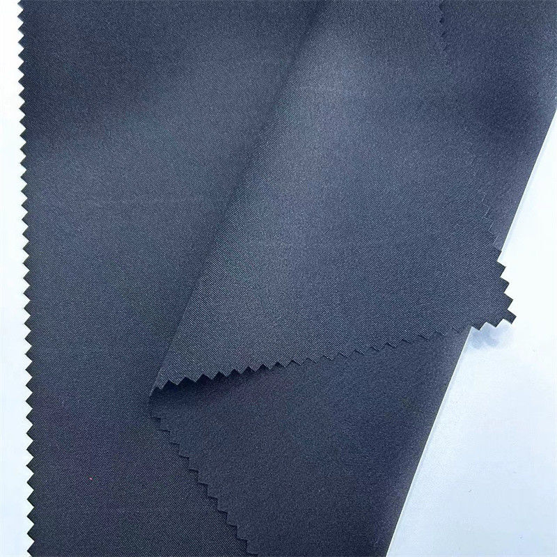 Geri dönüştürülmüş bükülmüş poliester kumaş 150D/48F+40D+150D/96F+40D*2 92% Poliester 8% Spandex