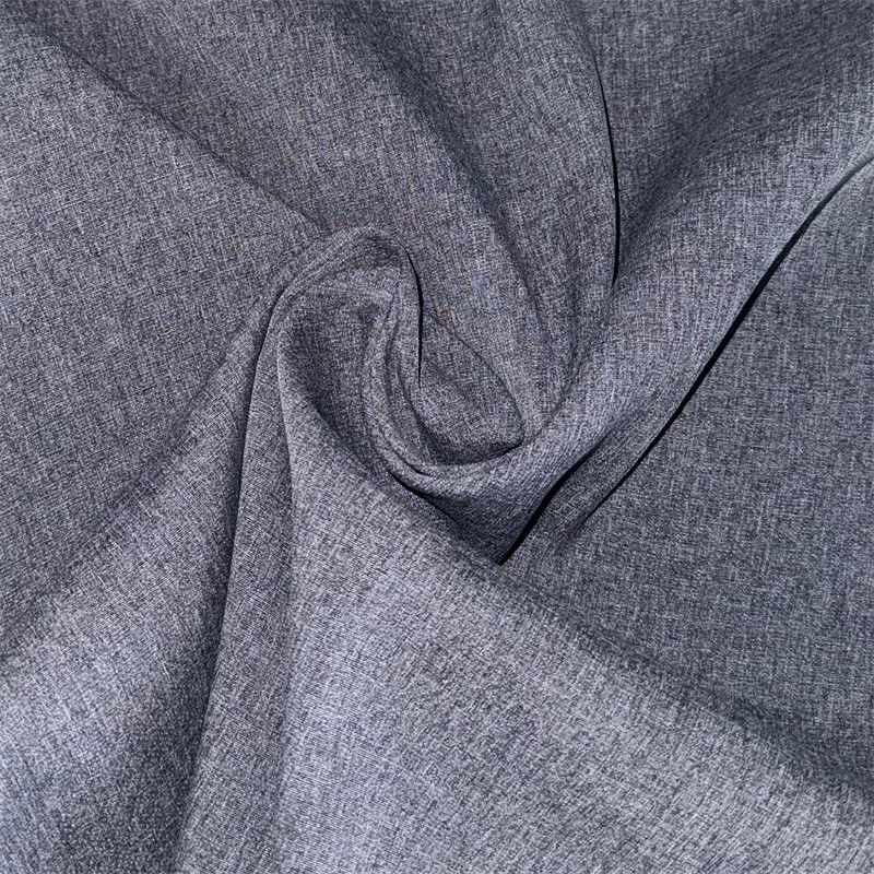 Polyester karışık örgü germe Terrycloth taban kumaş 93% Geri Dönüştürülmüş Polyester 7% Spandex 50D+50D*50D+50D+40D/150D