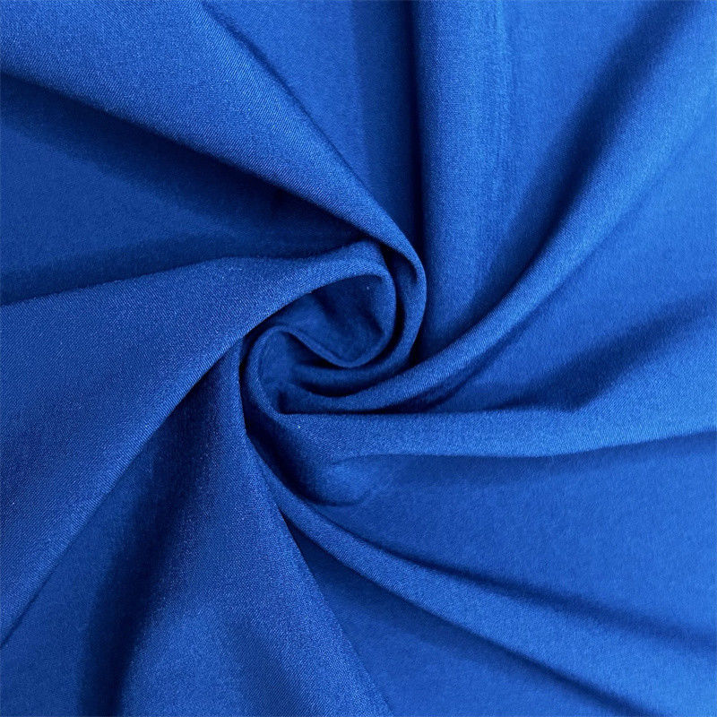 Geri dönüştürülmüş düz kumaş Dört yönlü germe kumaş 75D+40D*150D+40D 94% Geri dönüştürülmüş poliester 6% Spandex 166GSM