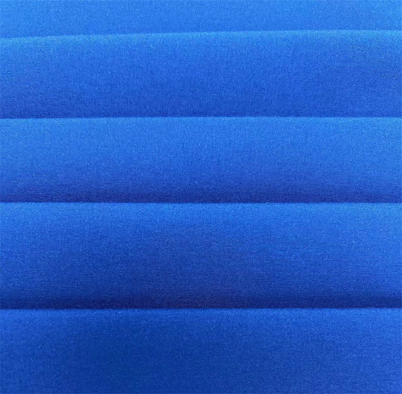 Geri dönüştürülmüş düz kumaş Dört yönlü germe kumaş 75D+40D*150D+40D 94% Geri dönüştürülmüş poliester 6% Spandex 166GSM