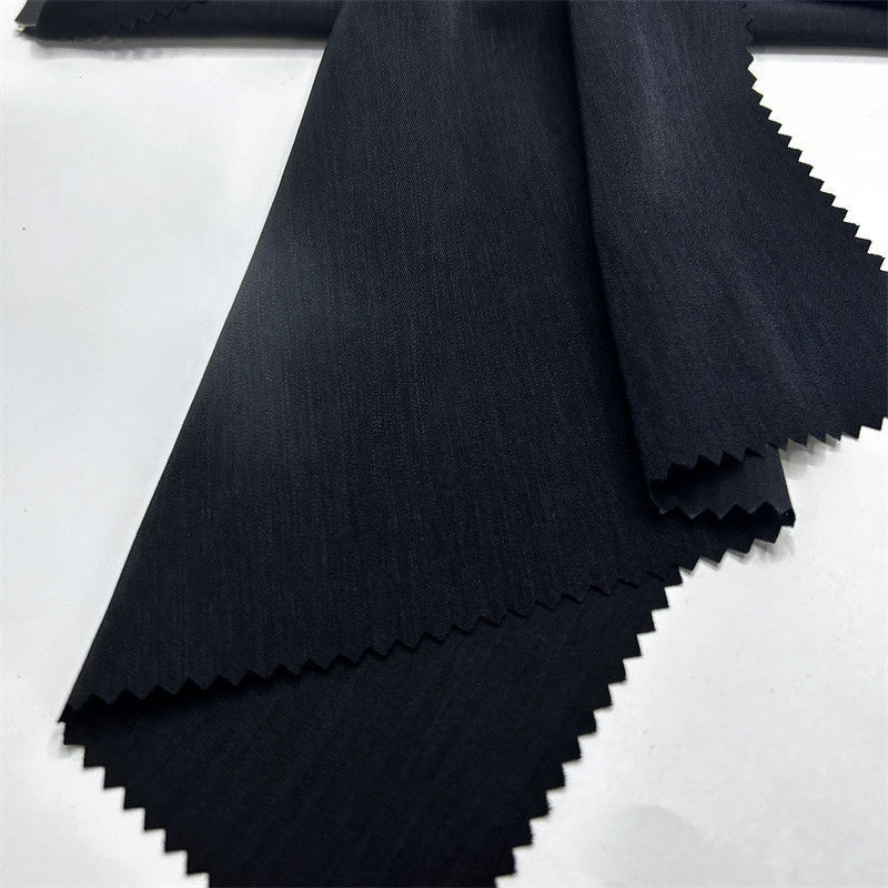 Mat Half Twill Dikey Çizgi Yıkanmış Kadife Tişört / Bluz Eteği Ceket / Ceket Geri Dönüştürülmüş Poliester Kumaş Toptan Satış