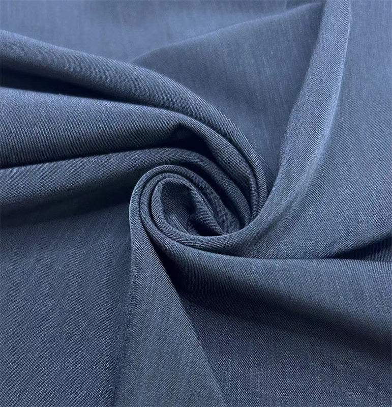 Mat Half Twill Dikey Çizgi Yıkanmış Kadife Tişört / Bluz Eteği Ceket / Ceket Geri Dönüştürülmüş Poliester Kumaş Toptan Satış