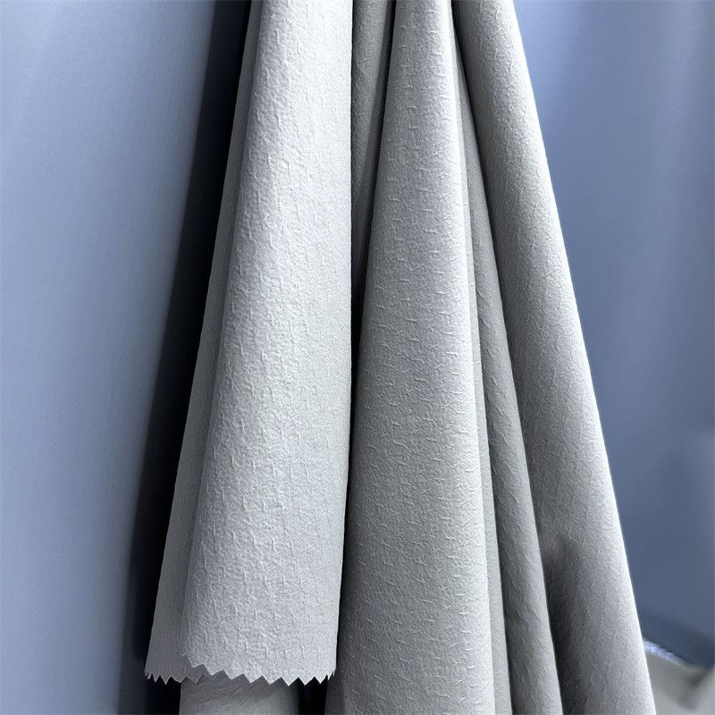 70D+40D*70D+40D Üç Boyutlu Twill Jacquard Etkisi Tişörtler için İnce Ceketler